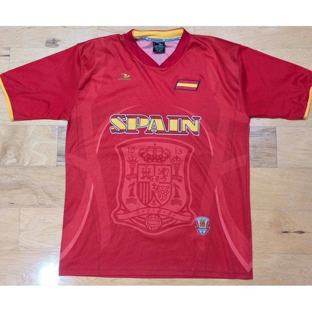🇪🇸 VTZ Spain National Team Jersey RFEF Football Soccer World Cup L/XL Drako